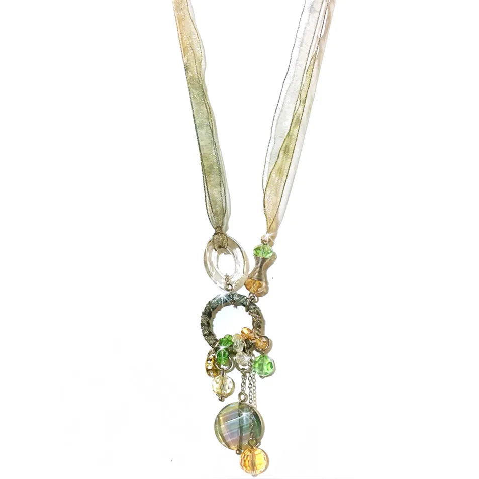 Jacqueline Kent Ribbon And Crystals