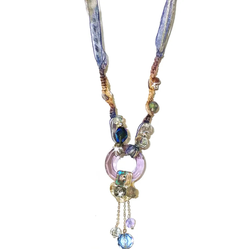 Jacqueline Kent Ribbon And Crystals