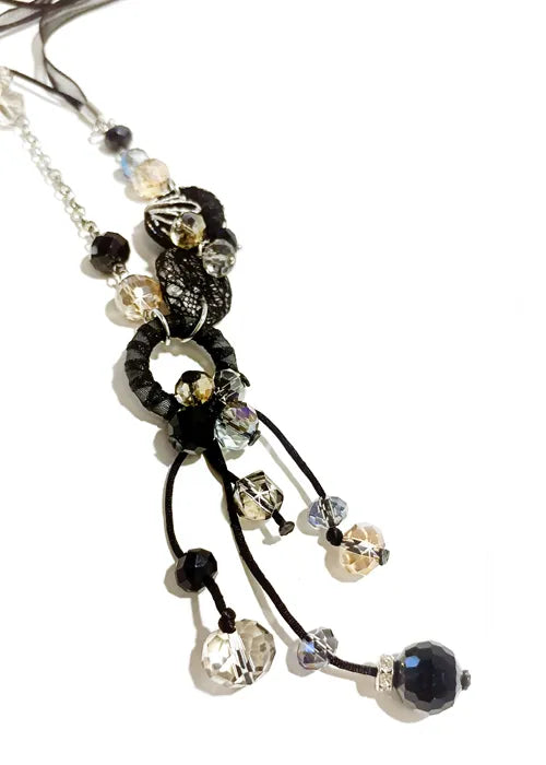 Jacqueline Kent Ribbon And Crystals
