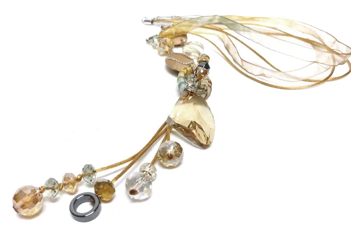 Jacqueline Kent Ribbon And Crystals