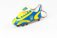 Ukraine Soccer Boots Keychain