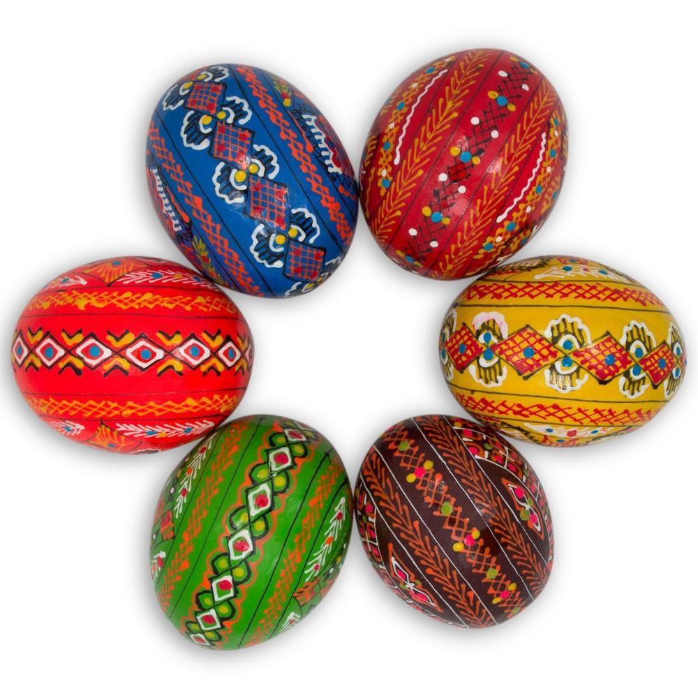 641 Ukrainian Handpainted Wooden Eggs