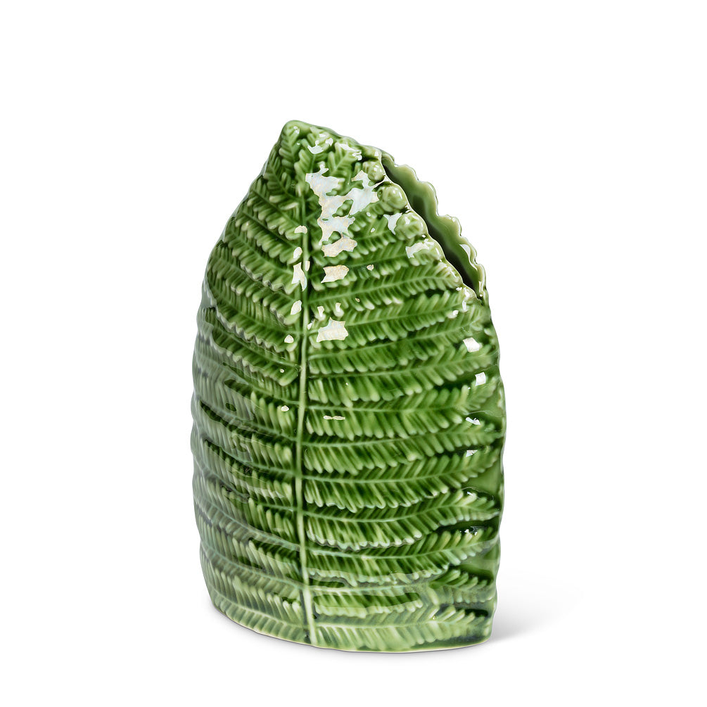 Fern and Leaf Vase