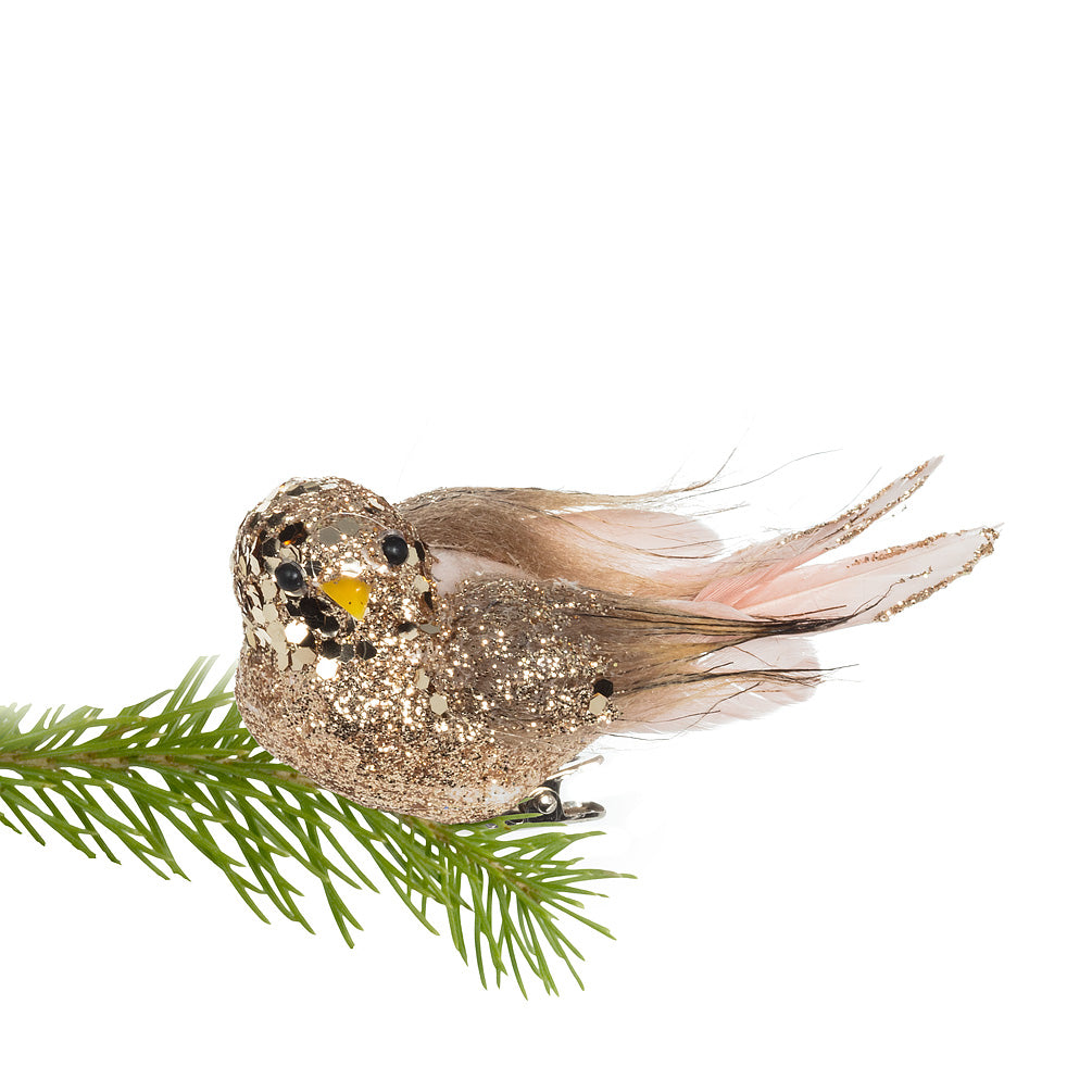 Glitter Bird Clips