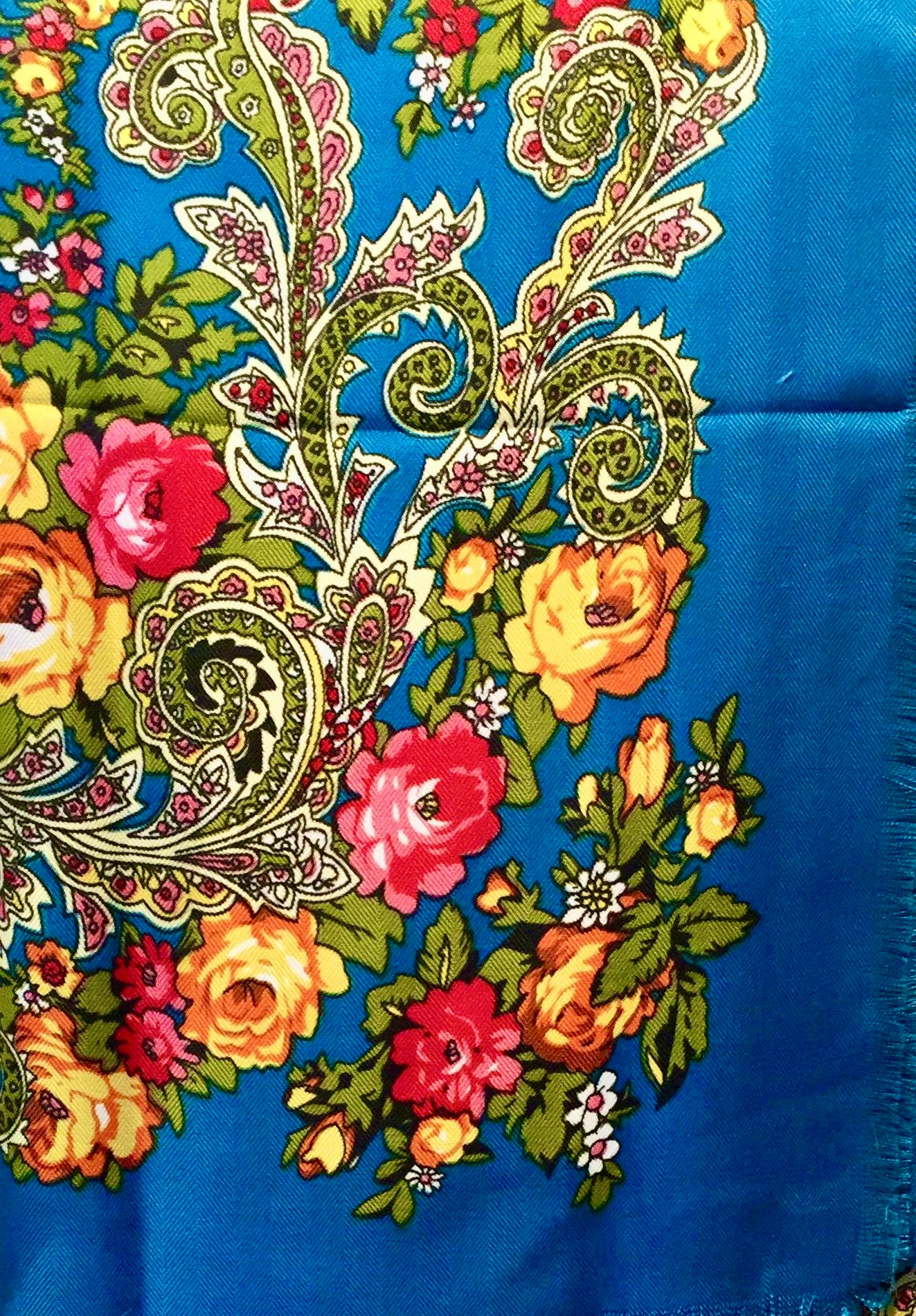 Hustka Floral /Kokum Scarf