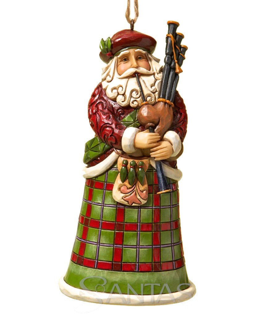 Scottish Santa Nollaig Chridheil Hanging Ornament