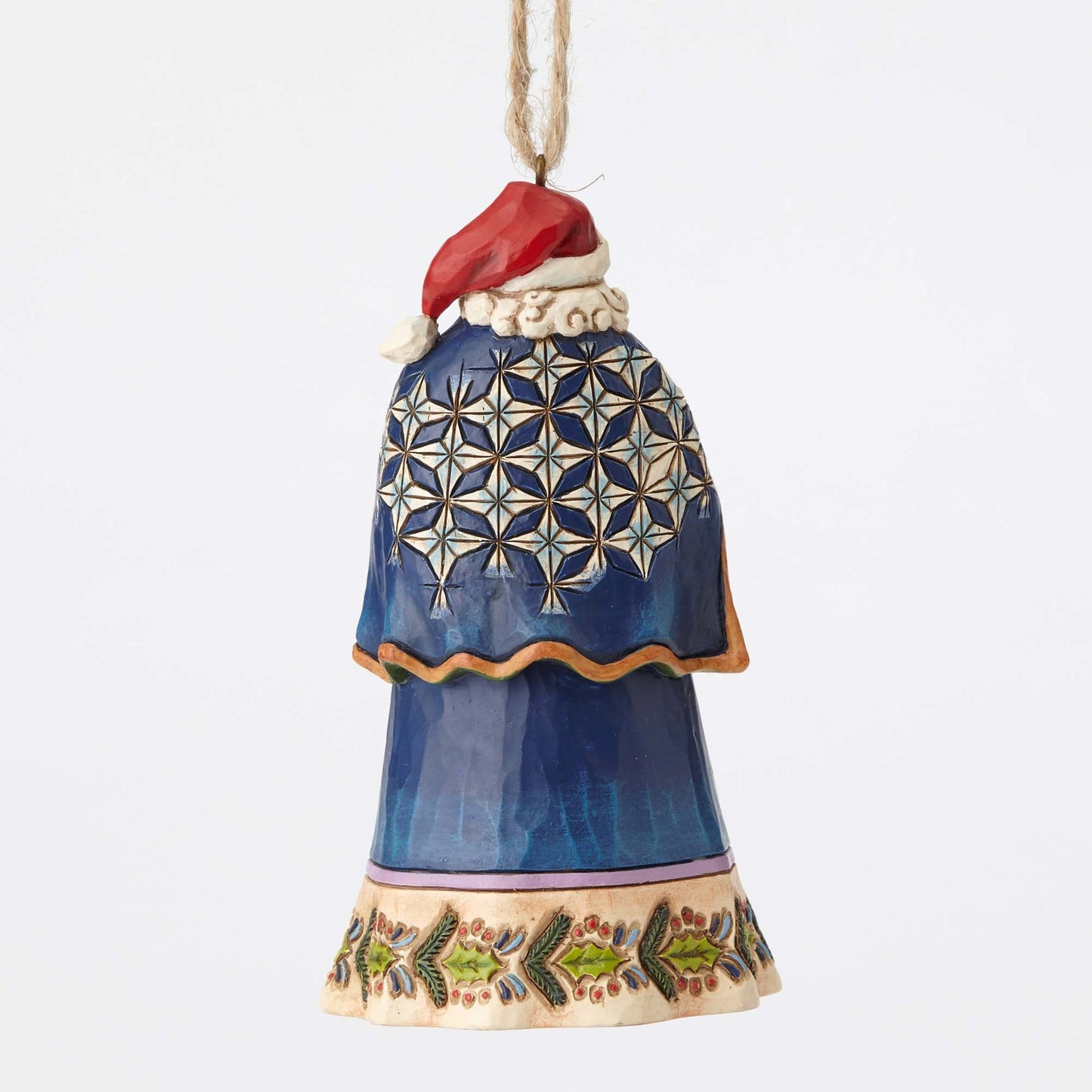 Away In A Manger Santa Ornament