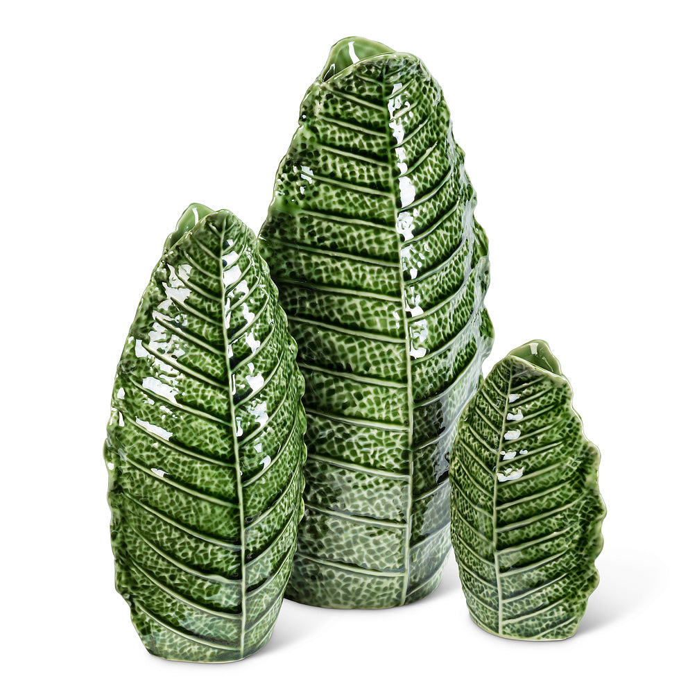 Fern and Leaf Vase