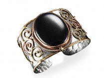 Gemstone Cuff Bracelet