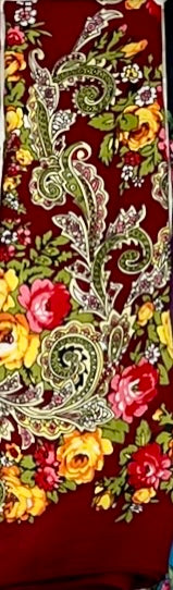 Hustka Floral /Kokum Scarf