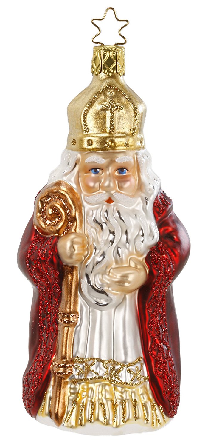 St. Nikolaus German Blown Glass Ornament