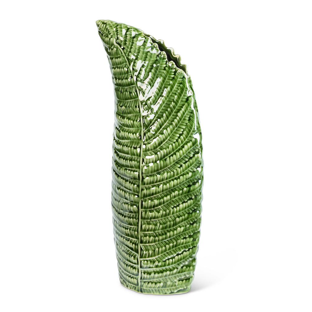 Fern and Leaf Vase
