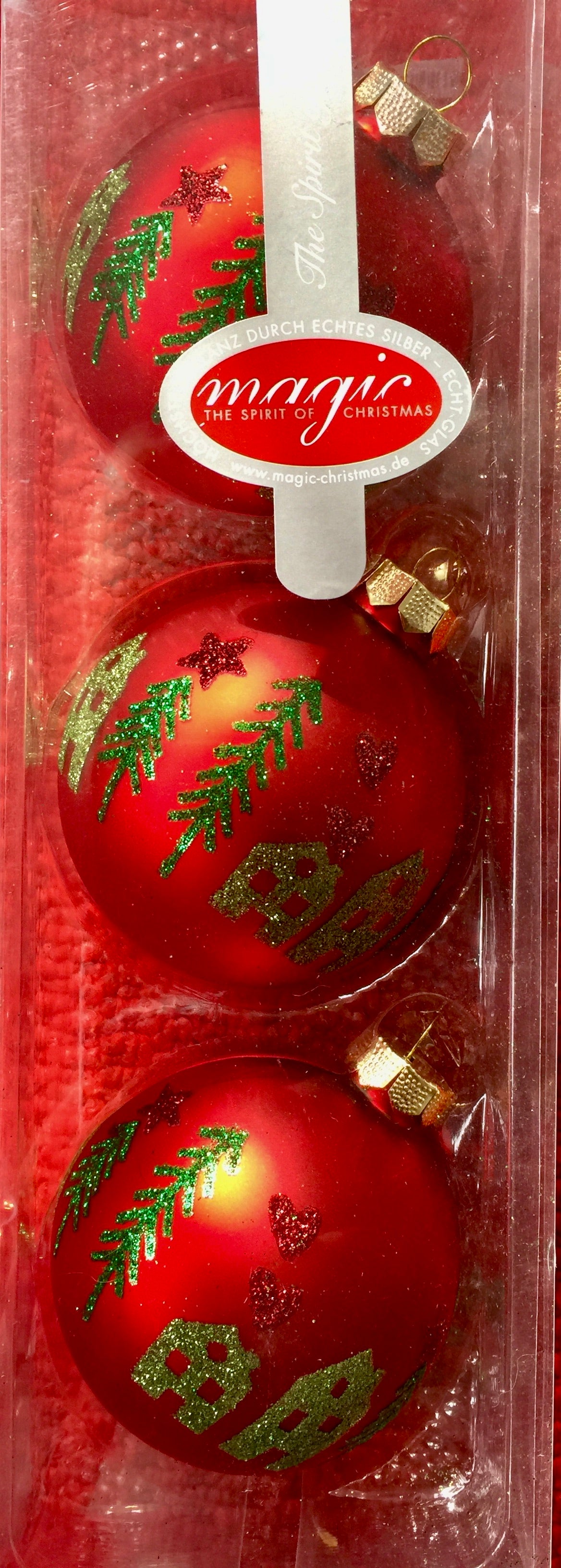 Glass Christmas Bulb Set