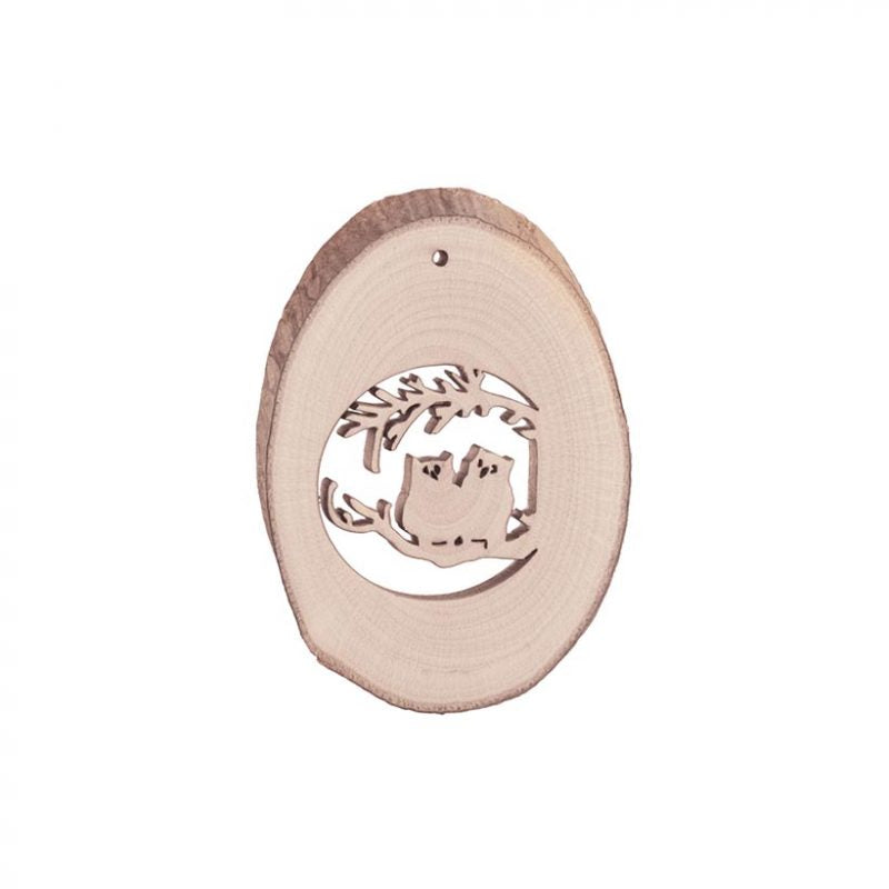 Birch Wood Locket 1 Ornament