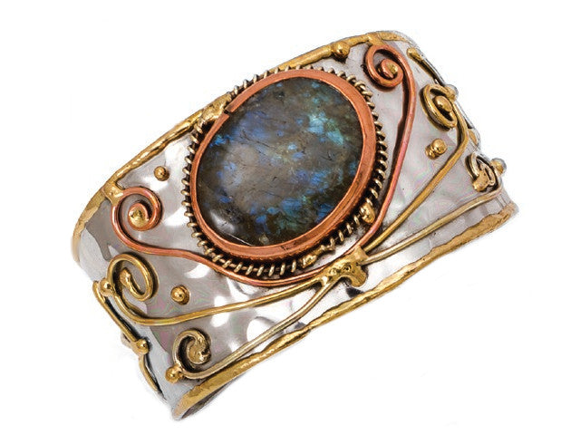 Gemstone Cuff Bracelet