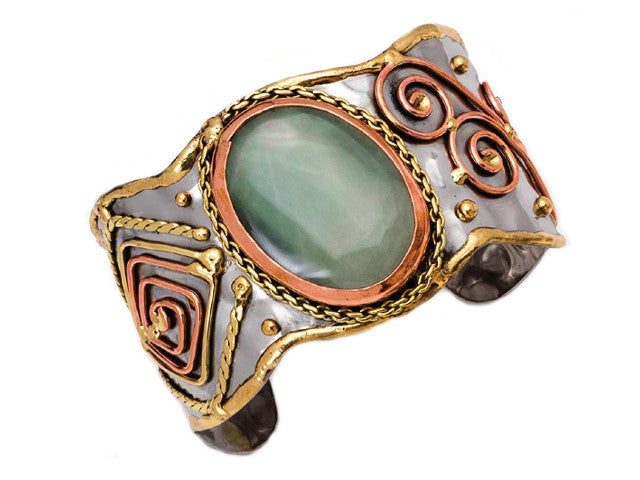 Gemstone Cuff Bracelet