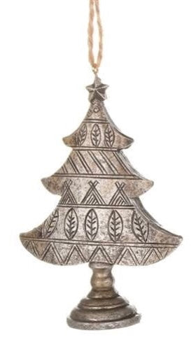 Silver Native Ornament