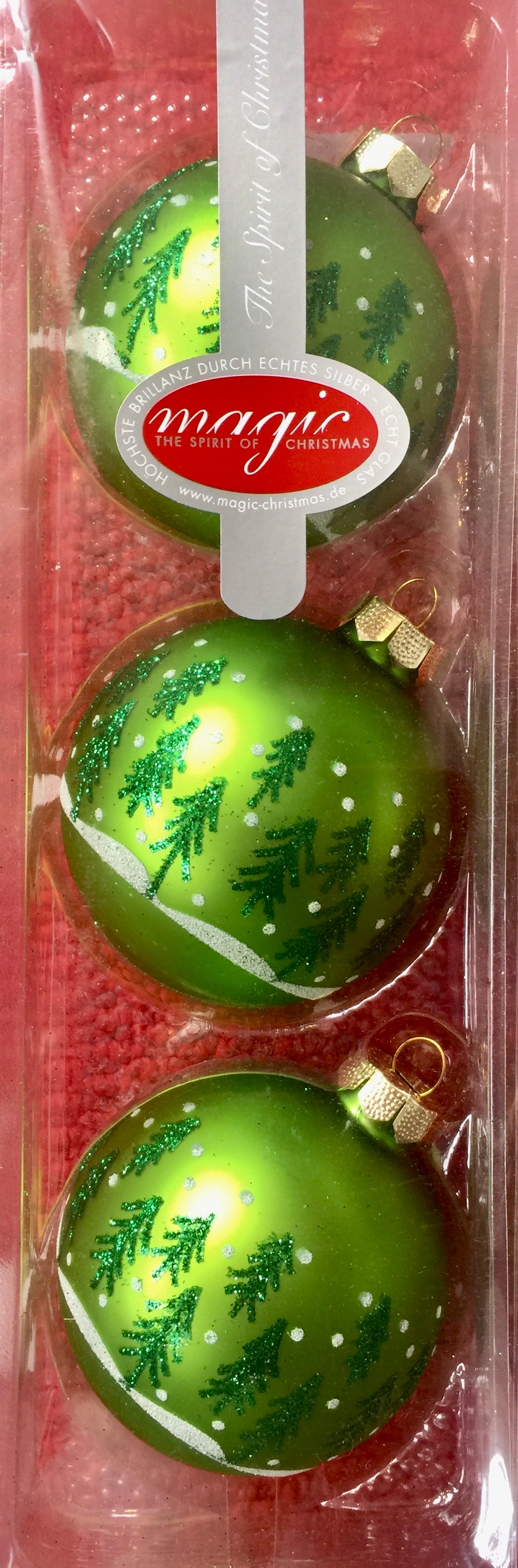 Glass Christmas Bulb Set