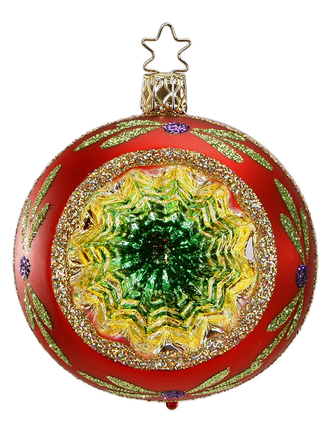 Christmas Dazzle 4.6"-Glass Reflector Ball