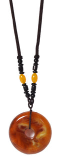Amber Pendant Necklace