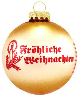 German Christmas Custom Ornament