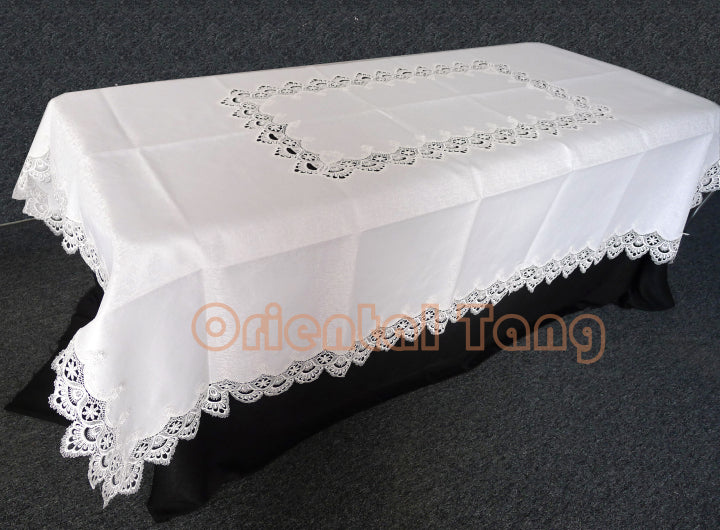 Cut Work Embroidered Tablecloths