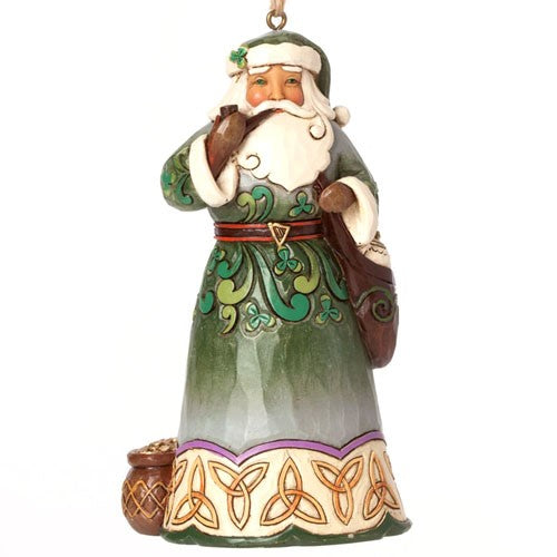 Celtic Irish Santa Hanging Ornament