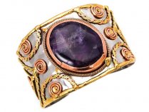 Gemstone Cuff Bracelet