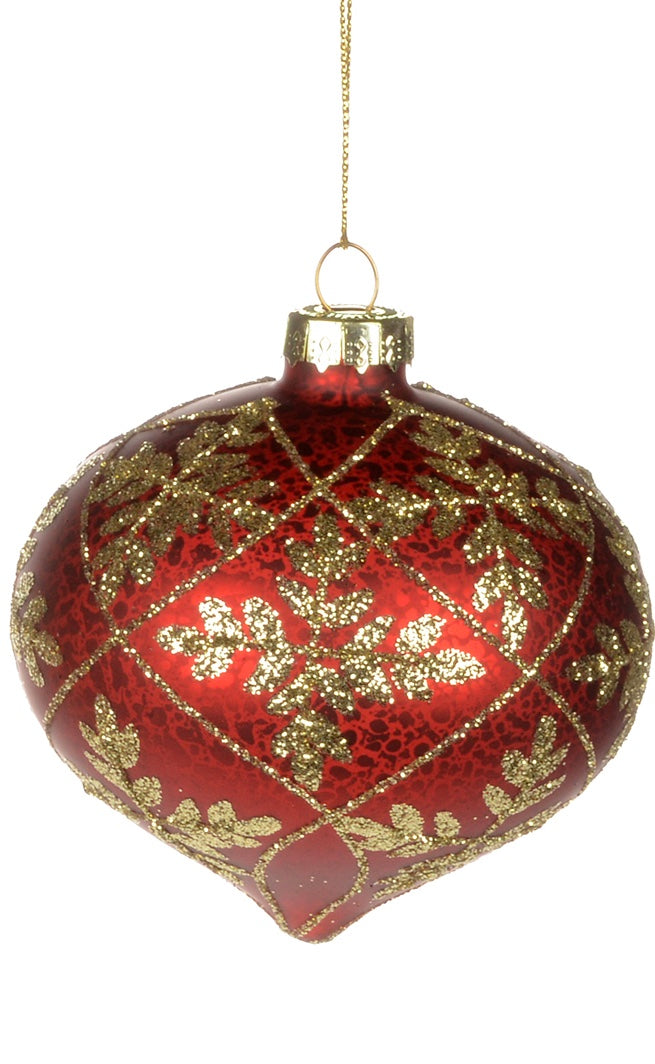 Golden Leaf Ornaments
