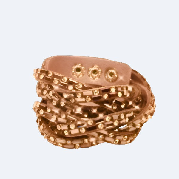 Jaqueline Kent Double Braided Wrap Bracelet