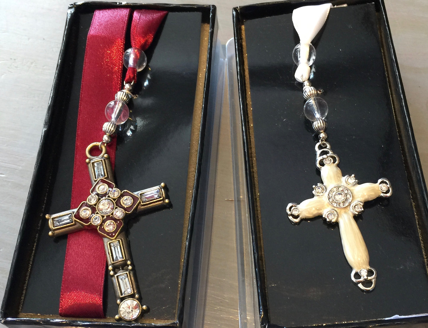 Enameled Cross Bookmark