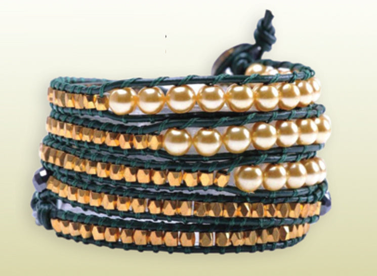 Dhyana Stone Wrap Bracelet