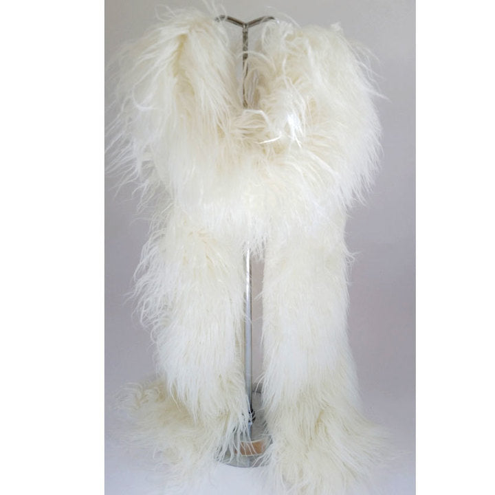 Jacqueline Kent Faux Lamb Scarf