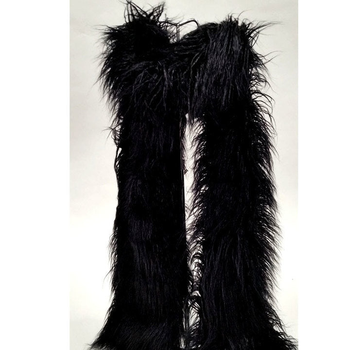 Jacqueline Kent Faux Lamb Scarf
