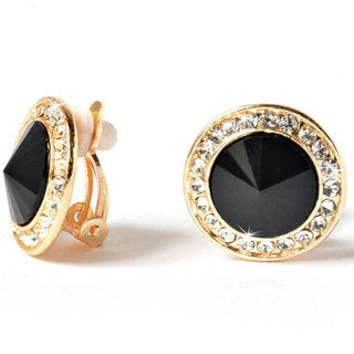 Jacqueline Kent Crystal Clip Earrings