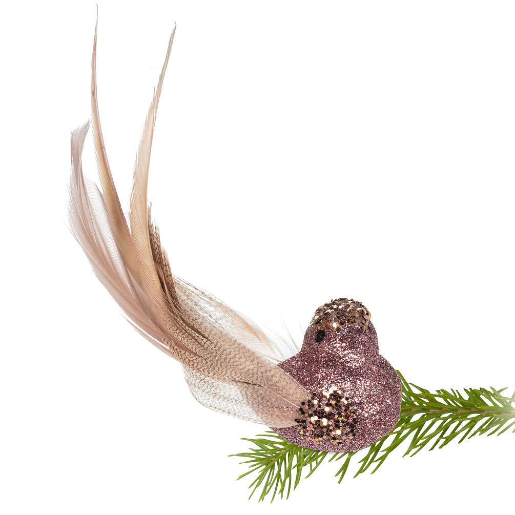 Glitter Bird Clips