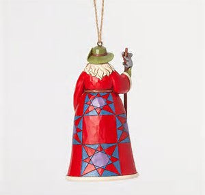Australian Outback Santa Hanging Ornament