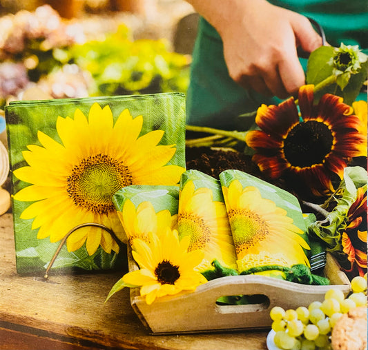 Single Sunflower Napkins