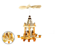Filagree  Wooden Pyramid with Angels