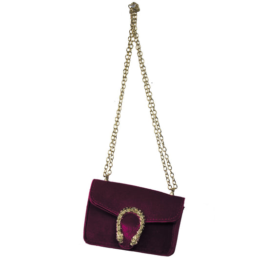 MIni Velvet Crossbody Bag