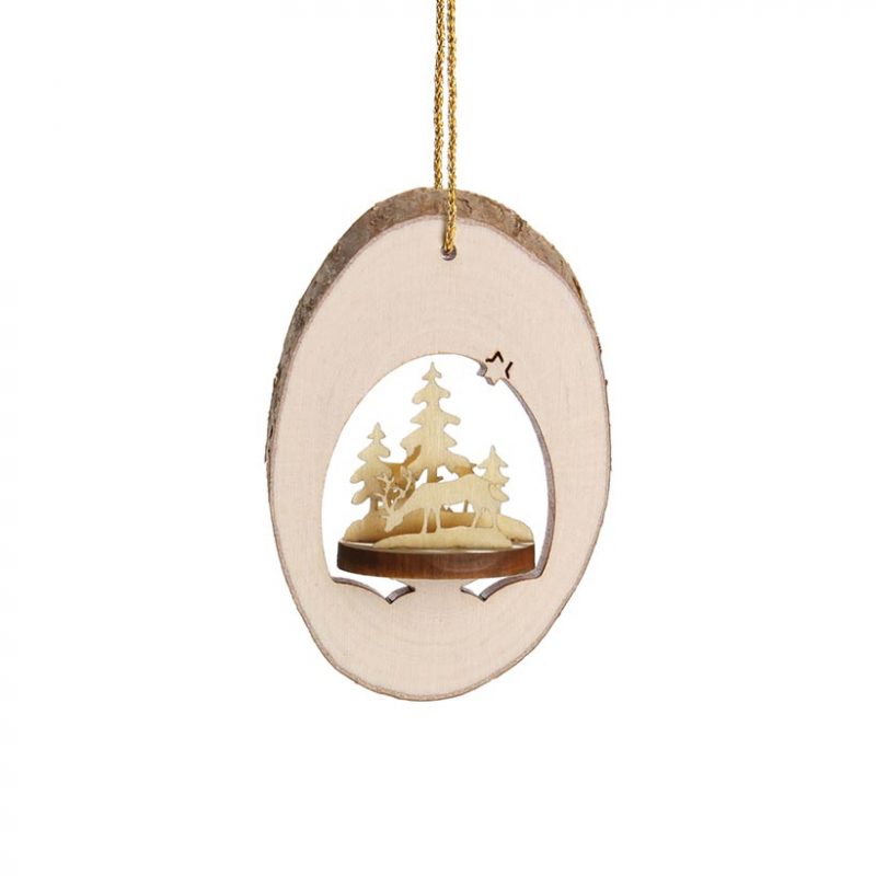 3 D Locket 1 Ornament