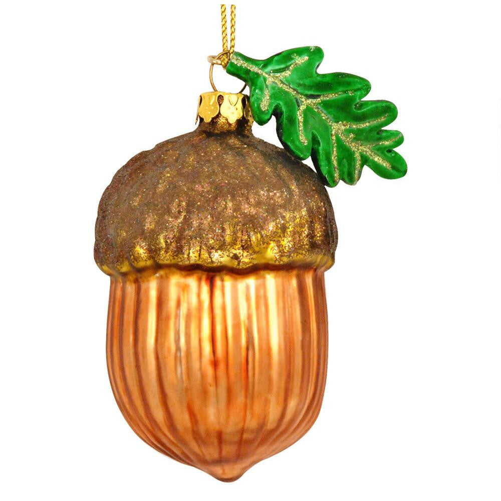 Acorn With Leaf Ornament