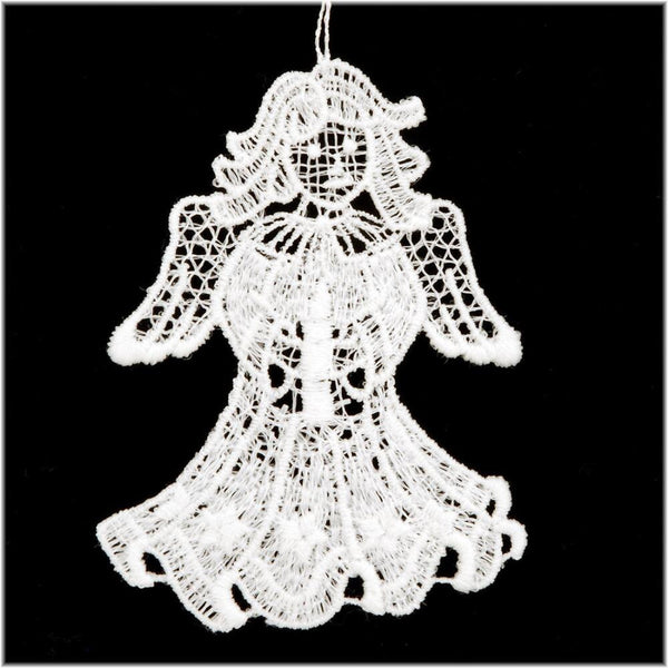 Angel   Lace Ornament