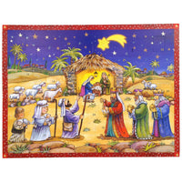 Nativity Night Scene Advent Calendar