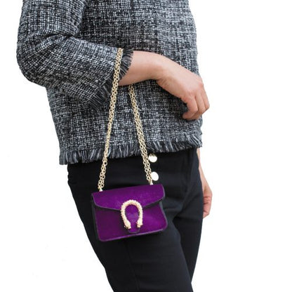 MIni Velvet Crossbody Bag