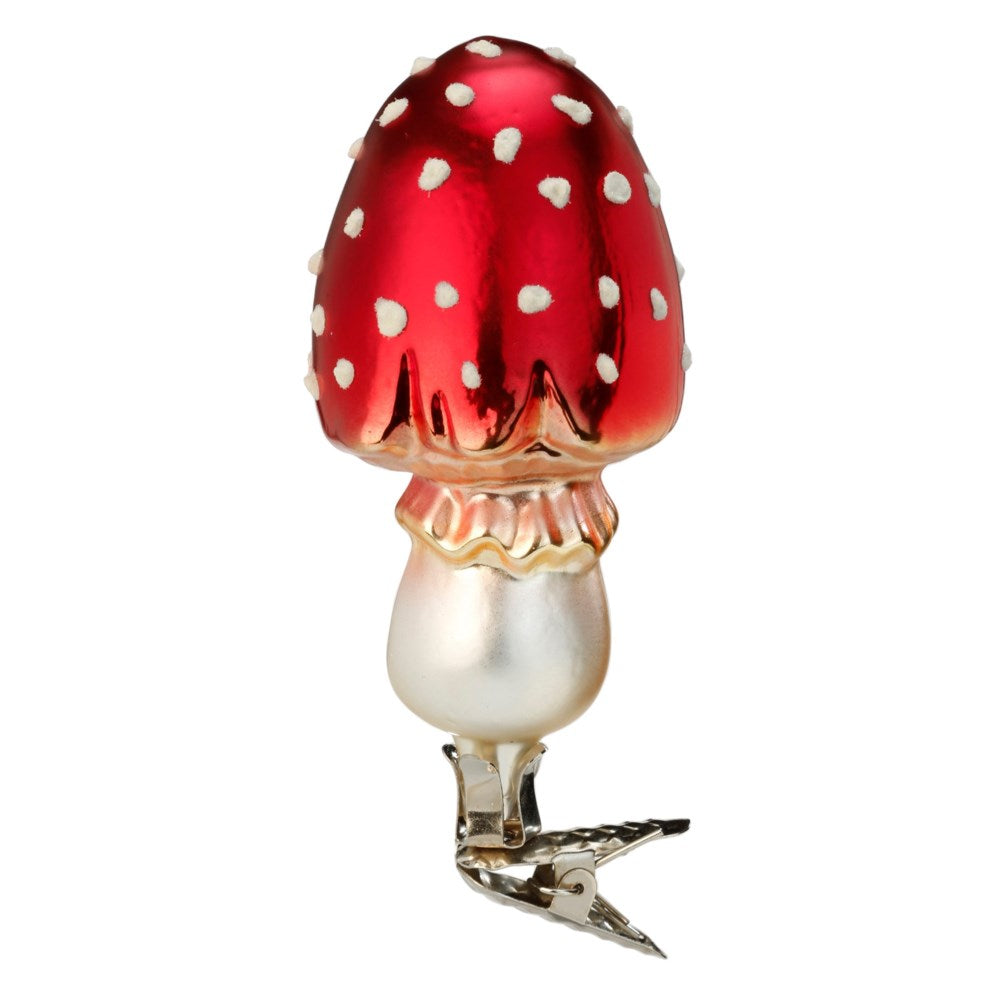 Glass Mushroom Ornaments