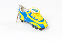 Ukraine Soccer Boots Keychain