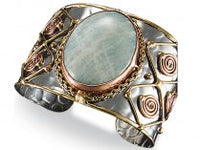 Gemstone  Cuff Bracelet