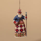 American Santa Hanging Ornament