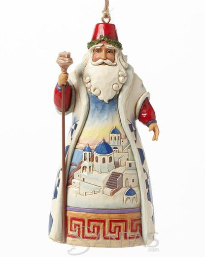 Greek Santa Ornament Kala Christouyenna